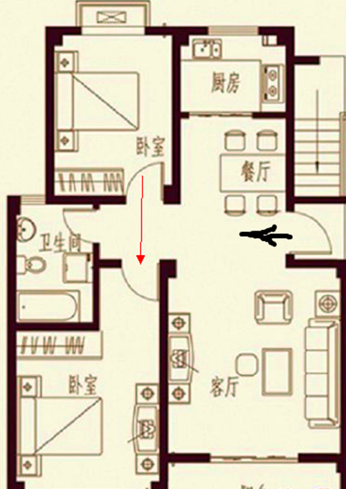 易经风水学之门门对冲和门冲化解风水 2016-05-12